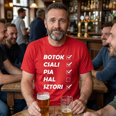 "Botok csali..." horgász póló