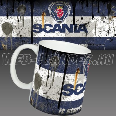Scania kamionos bögre