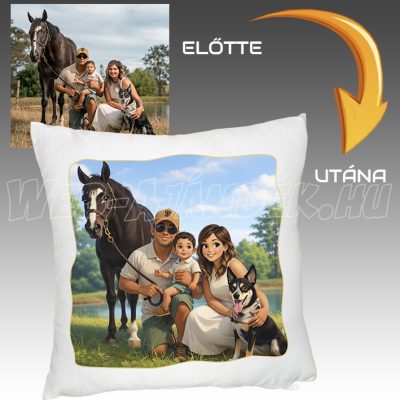Fényképes párna Disney stílusban